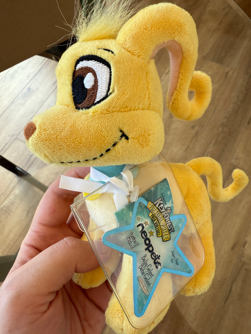 Neopets Baby Gelert Plush w/ Tag & Keyquest Code